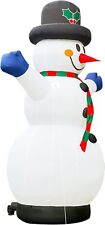 TKLoop 33Ft Christmas Inflatable Snowman Lighted  Outdoor Yard Decoration Lawn picture