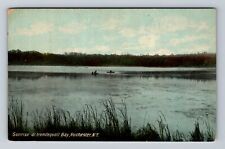 Rochester NY-New York, Fishing at Sunrise on Irondequoit Bay, Vintage Postcard picture