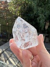 Fire And Ice Clear Quartz With Rainbows Brazilian AAA+ 113g 7 picture