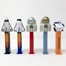 Set of 5 Space Mission PEZ including 2024 New Year's Crystal Space Shuttle picture