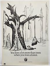 1987 Smokey The Bear Only You Can Prevent Forest Fires Vintage Art Print Ad picture