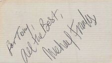 Michael Franks Signed Autographed 2x3.5 Business Card picture