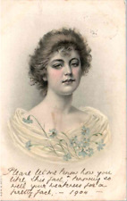 Pretty Lady with Shawl - in 1904 picture
