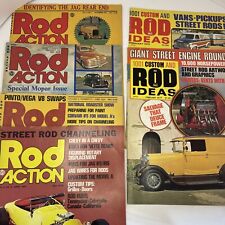 ROD ACTION & Rod Ideas Lot Of 6 Magazines. April June Sept 1974, Nov 1979. + picture