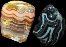 2 Nice  Fairburn Agates One Polished And One Natural  picture