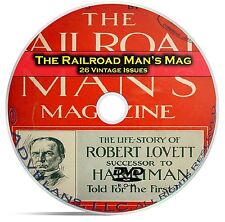 The Railroad Mans Magazine, 26 Classic Issues, Railroad American History DVD C22 picture