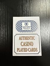 Brand New Sealed Caesars Palce Casino authentic played cards picture