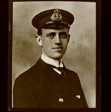 Lieutenant Commander Holbrook VC Award 1917 British Navy WWI Negative Photo Film picture