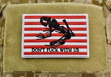 Premium Embroidered DON'T F**K WITH US Morale Patch NSW SEAL DEVGRU Hook & Loop picture