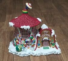 VTG Danbury Mint Gingerbread Toy Shoppe Lighted House Christmas Village picture