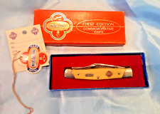 BLUE GRASS Belknap Hardware First Edition Knife in orig. box, Stockman 3 blade picture