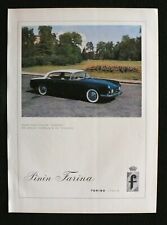 1956 PININ FARINA LANCIA FLORIDA Aurelia B55 Car Advert LG Ad 9x12 Advertisement picture