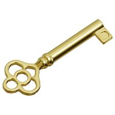 KY-14 Skeleton Key Plated Replacement Hollow Barrel for Antique Pack of 1 picture