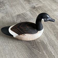 John Nelson Wood Carving Canada Goose Made in Alaska Figurine Hand Carved 2007 picture