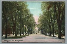 Newburyport Mass Washington Mall Divided Back Vintage Postcard picture