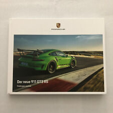 Porsche 911 GT3 RS Sales Brochure Catalog Hardbound Book Porsche GT3RS GERMAN picture