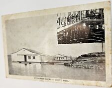 Evergreen Docks | Grove | Oklahoma | Vintage RPPC Postcard picture