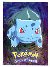 Pokemon Holofoil #01 Bulbasaur (Topps Blue, 1998) #01 E1 Evolutions Stage 1 LP picture