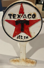 Vintage TEXACO Oil Gas Cast Iron 9 1/4