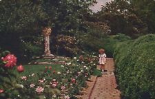 Washington DC Cathedreal Mount Saint Alban Garden Dividedback Vintage Postcard picture