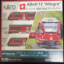 KATO N Gauge Rhaetian Railway ABe8/12 Allegra 3 Cars Set 10-1273 Railway Train picture