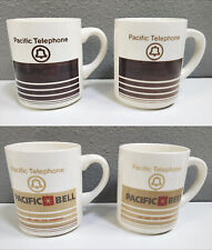 VTG PACIFIC Bell TELEPHONE heat reactive coffee cup Mug Rare HTF picture