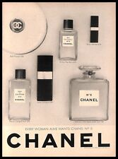 1964 Chanel No 5 New York Classic Perfume Vintage PRINT AD RARE picture