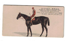 1890 James MCLAUGHLIN Jockey & Tremont RACE HORSE Tobacco Card N229 Kinney picture