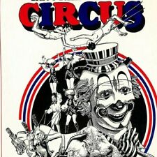 Vintage 1976 CFA Circus Fans Association of America 50th Birthday Sticker Sheet picture