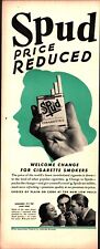 Vintage 1939 Spud Cigarettes Print Ad Nostalgic picture