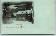 Postcard Germany Gruss aus Veste Coburg Fortress Courtyard c1897 AN23 picture