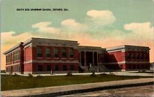Postcard South Side Grammar School in Ontario, California picture