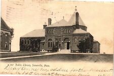 Vintage Postcard- Public Library, Somerville MA picture