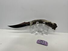 Silver Stag Cascade Hunter Fixed Blade Hunting Knife leather sheath  #4839 picture