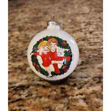 Vintage 1983 Campbells Soup Kids Christmas Holiday Tree Ornament Glass Bulb picture