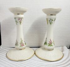Vintage 1989 2 Lenox USA The Constitution Candlestick Holders Pair Set  picture