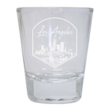 Los Angeles California Engraving 1 Souvenir 2 Ounce Engraved Shot Glass Round picture