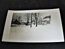 Winter snow and Horse-drawn Carriage - Real Photo Postcard- AZO (1904-1918).  picture