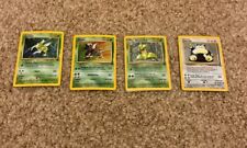 Lot 4 Pokémon Jungle Holo Mint from Pedigreed Snorlax Scyther Pinsir Victreebel picture