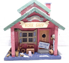 Village House Santa's Workshop Work Shop Christmas Elves Wooden picture