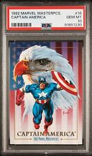 1992 Marvel Masterpieces #16 Captain America PSA 10 GEM MINT  picture