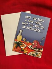 Naughty Greeting Card Funny Humor Sarcastic Joke Christmas Thanksgiving Day picture