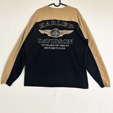 RARE HARLEY DAVIDSON 1903-2013 110TH ANNIVERSARY PULLOVER JERSEY SIZE XL picture