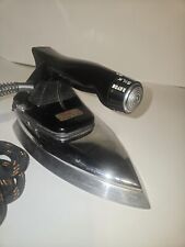 Rare Vintage 1950’s? SUNBEAM STEAM OR DRY IRON MODEL S3 Bakelite? Heats Quickly picture