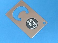 PATRIOTIC POW MIA YOU ARE NOT FORGOTTEN USA CREDIT CARD BOTTLE OPENER #252 picture