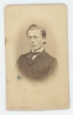 Antique CDV c1870s Handsome Man Wearing Thin Rimmed Glasses Reichenberg, Germany picture