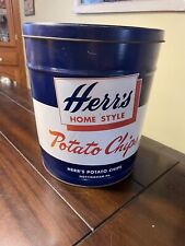 Vintage Herr’s Homemade Potato Chips Tin picture