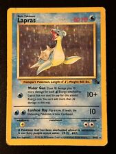 Lapras Holo (Swirl) Fossil Set 10/62 English Pokemon Card: Excellent-Good picture