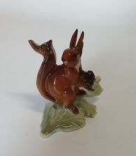 Hutschenreuther Selb Achtziger Squirrel On Leaf with Acorn Porcelain Figurine  picture