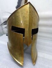 Medieval Steel & Brass Helmet Armour Suit Costume 300 Movie Spartan Roman Greek picture